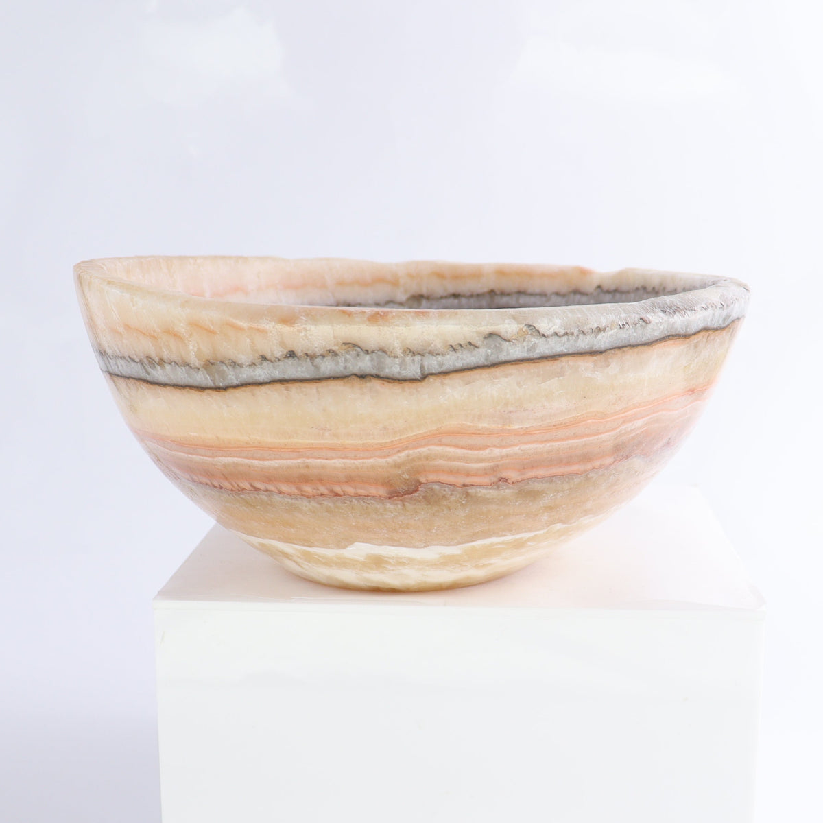 Mexican Onyx/Calcite Bowl | Mi Esperanza Minerals | Supplier of Crystals and Onyx