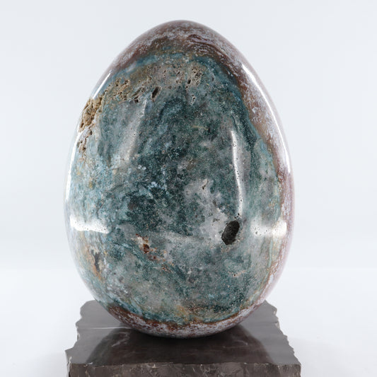 Large Ocean Jasper Egg (Stand NOT included)