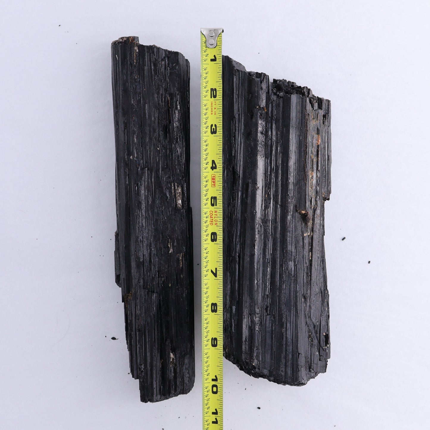 Black Tourmaline Log Set of 3 | Mi Esperanza Minerals | Supplier of Crystals and Onyx