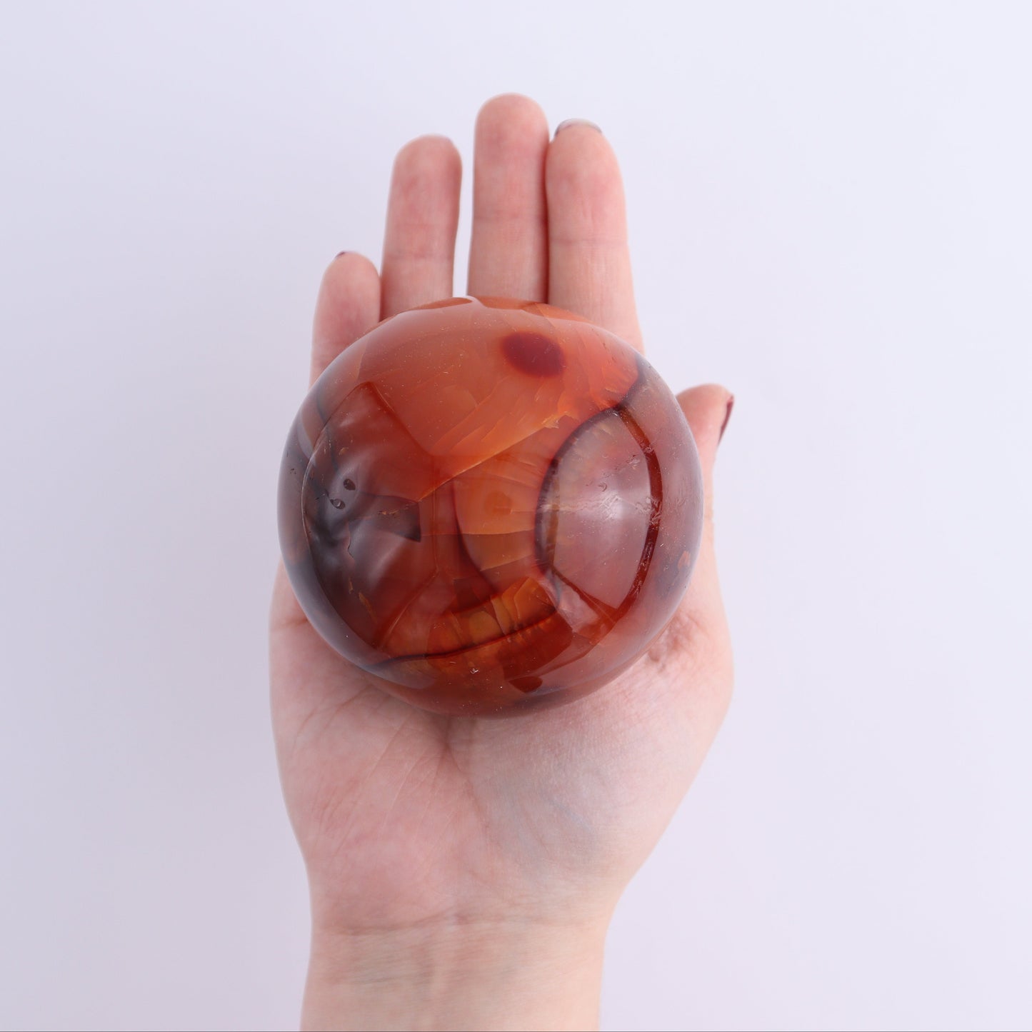 Carnelian Spheres Set of 8 | Mi Esperanza Minerals | Supplier of Crystals and Onyx