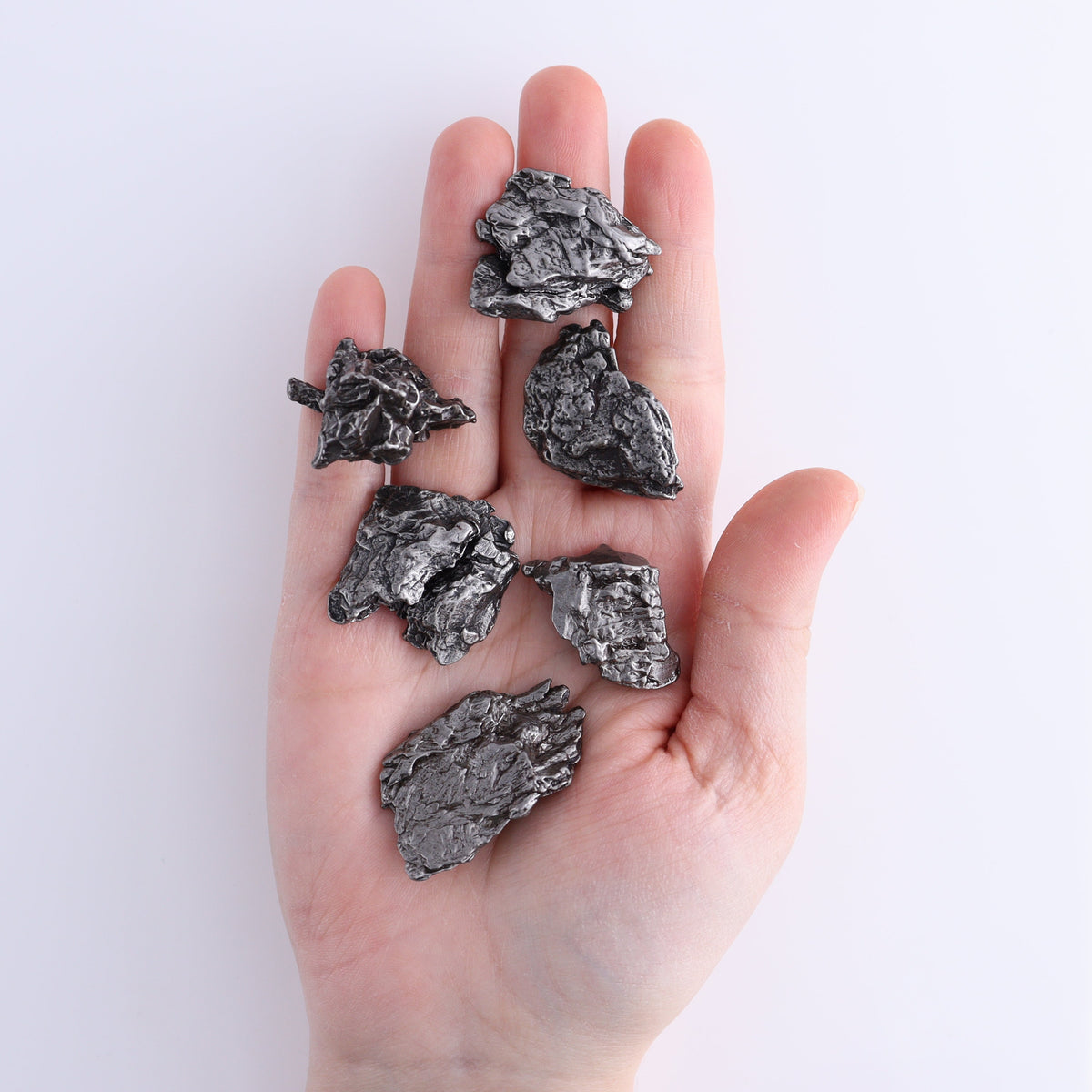 Campos del Cielo Meteorites Set of 6 | Mi Esperanza Minerals | Supplier of Crystals and Onyx