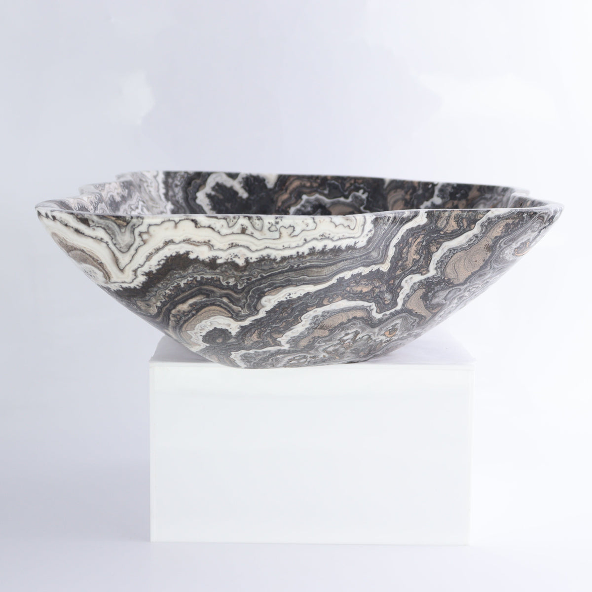Mexican Onyx/Calcite Bowl | Mi Esperanza Minerals | Supplier of Crystals and Onyx
