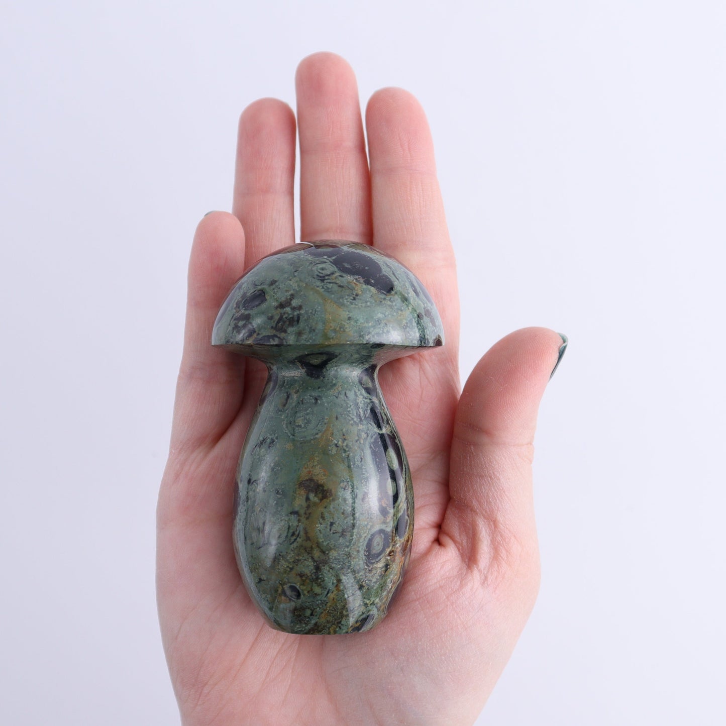 Kambaba Jasper Mushrooms Set of 7 | Mi Esperanza Minerals | Supplier of Crystals and Onyx