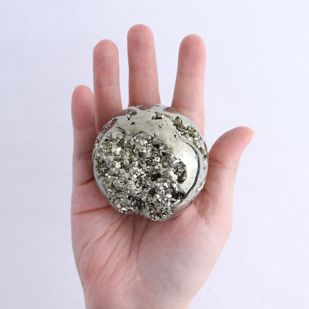 Pyrite Spheres Set of 4