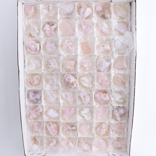 Chalcedony Clusters Set of 54