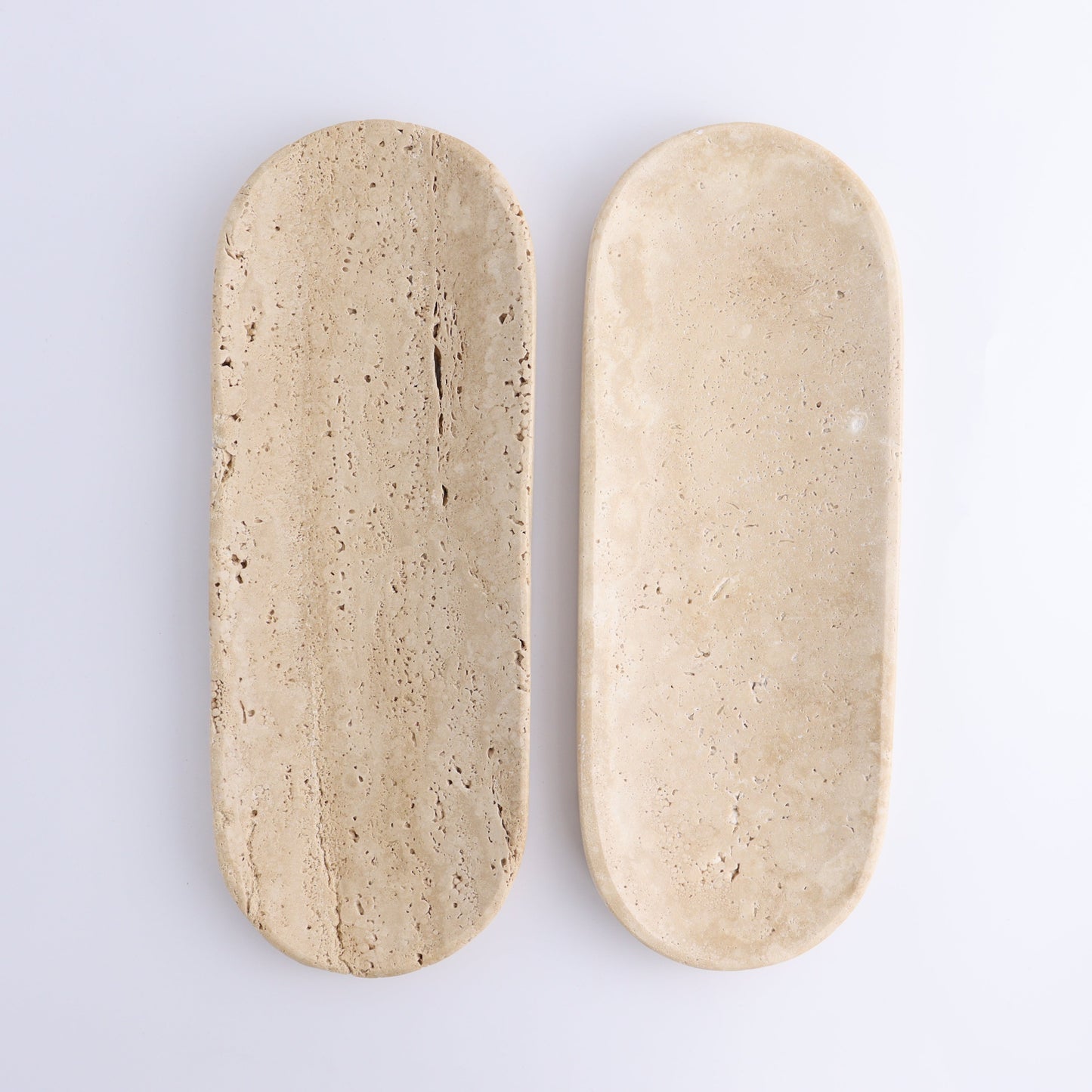 One Travertine Oval Dish | Mi Esperanza Minerals | Supplier of Crystals and Onyx