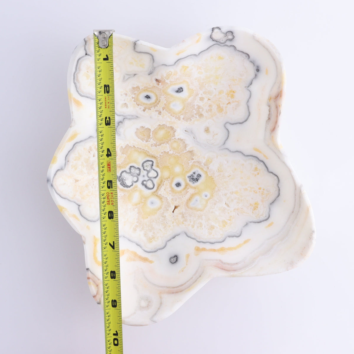 One Bowl Mexican Onyx/Calcite White Zebra | Mi Esperanza Minerals | Supplier of Crystals and Onyx