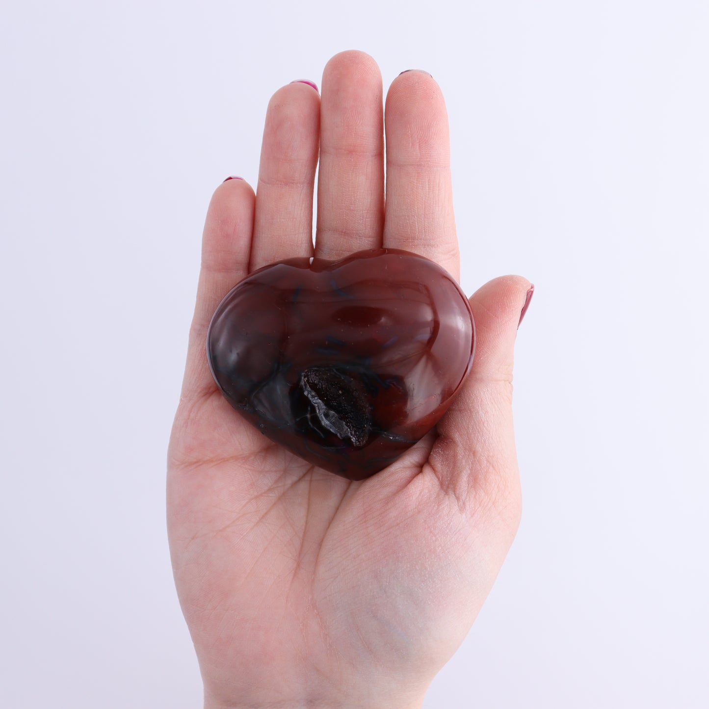Carnelian Hearts Set of 8 | Mi Esperanza Minerals | Supplier of Crystals and Onyx