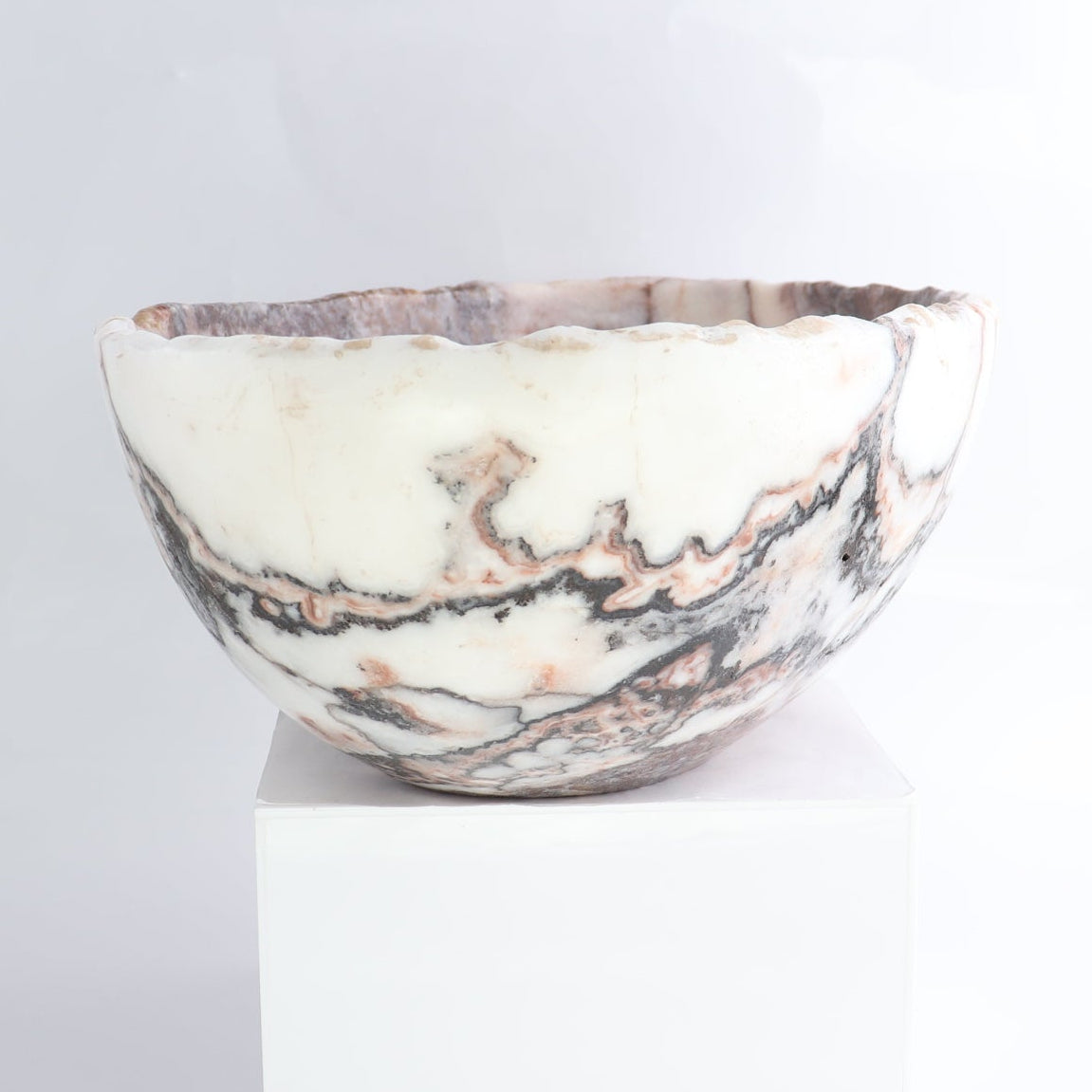 Mexican Onyx/Calcite Bowl 15" | Mi Esperanza Minerals | Supplier of Crystals and Onyx