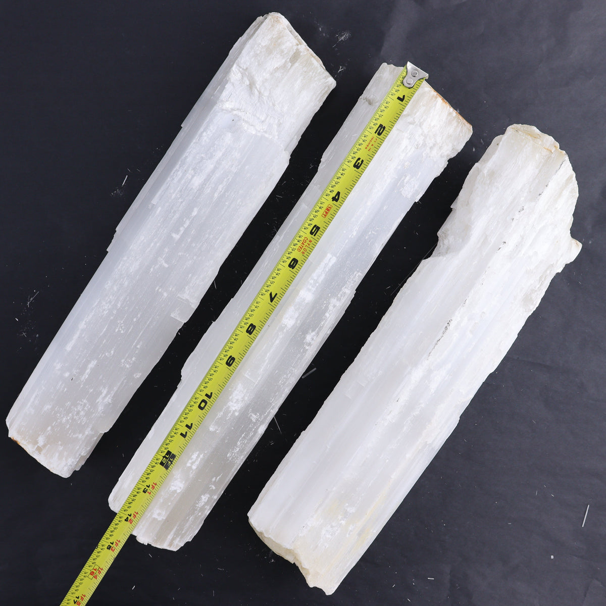 Selenite Logs Set of 3 | Mi Esperanza Minerals | Supplier of Crystals and Onyx