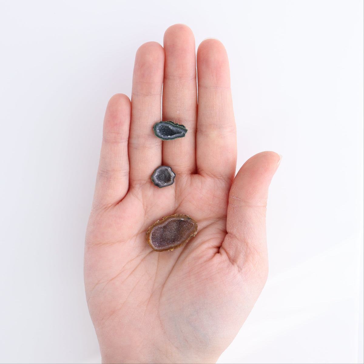 Tabasco Geodes 9 Pairs *Sold | Mi Esperanza Minerals | Supplier of Crystals and Onyx