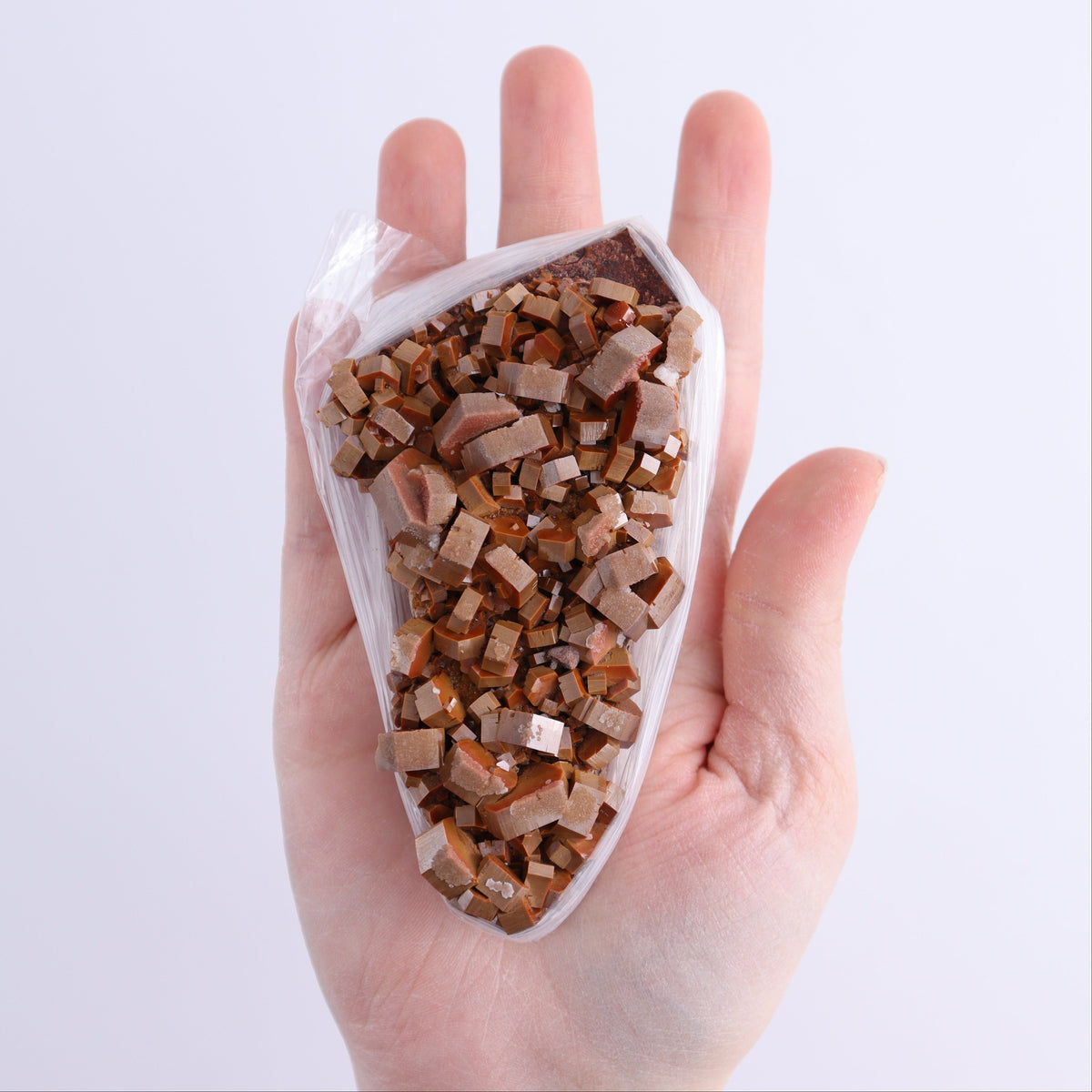 Vanadinite on Barite Flat from Morocco | Mi Esperanza Minerals | Supplier of Crystals and Onyx