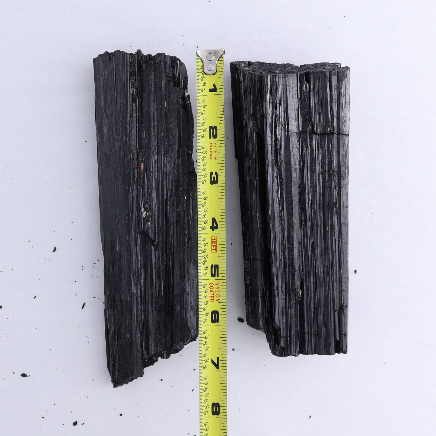 Black Tourmaline Log Set of 3 | Mi Esperanza Minerals | Supplier of Crystals and Onyx