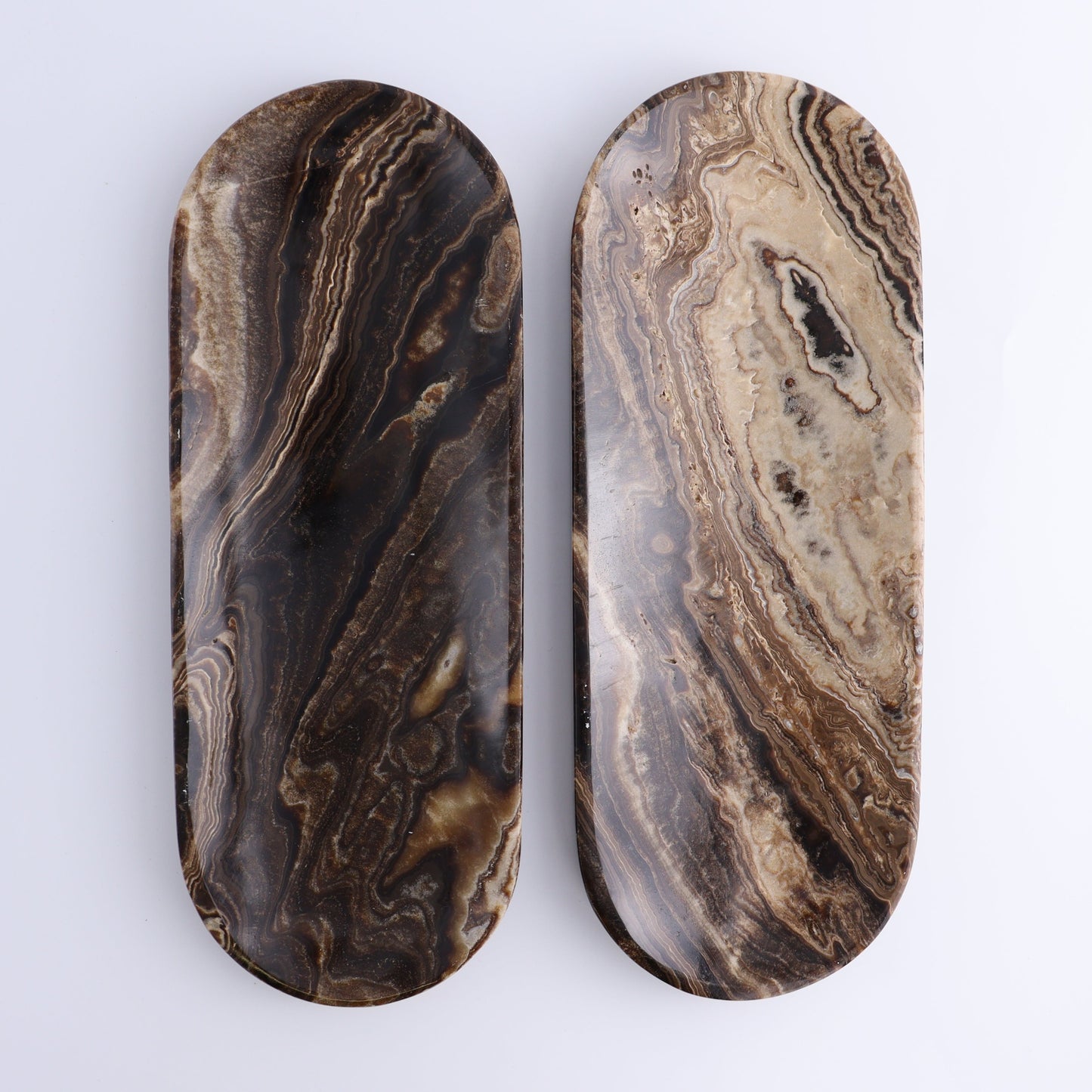 One Chocolate Onyx Oval Dish | Mi Esperanza Minerals | Supplier of Crystals and Onyx