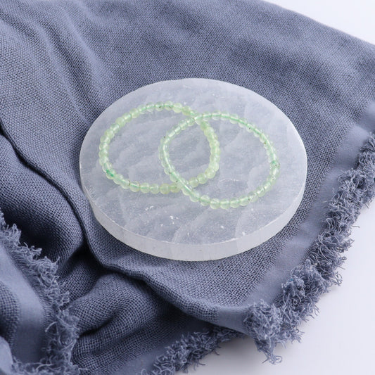 One Prehnite Bracelet 5mm | Mi Esperanza Minerals | Supplier of Crystals and Onyx