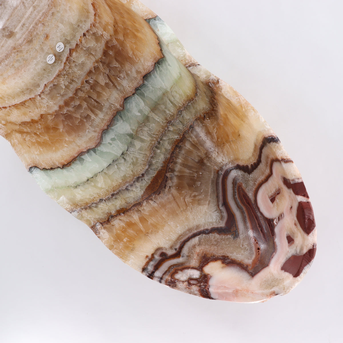 Mexican Onyx/Calcite Canoe Bowl | Mi Esperanza Minerals | Supplier of Crystals and Onyx