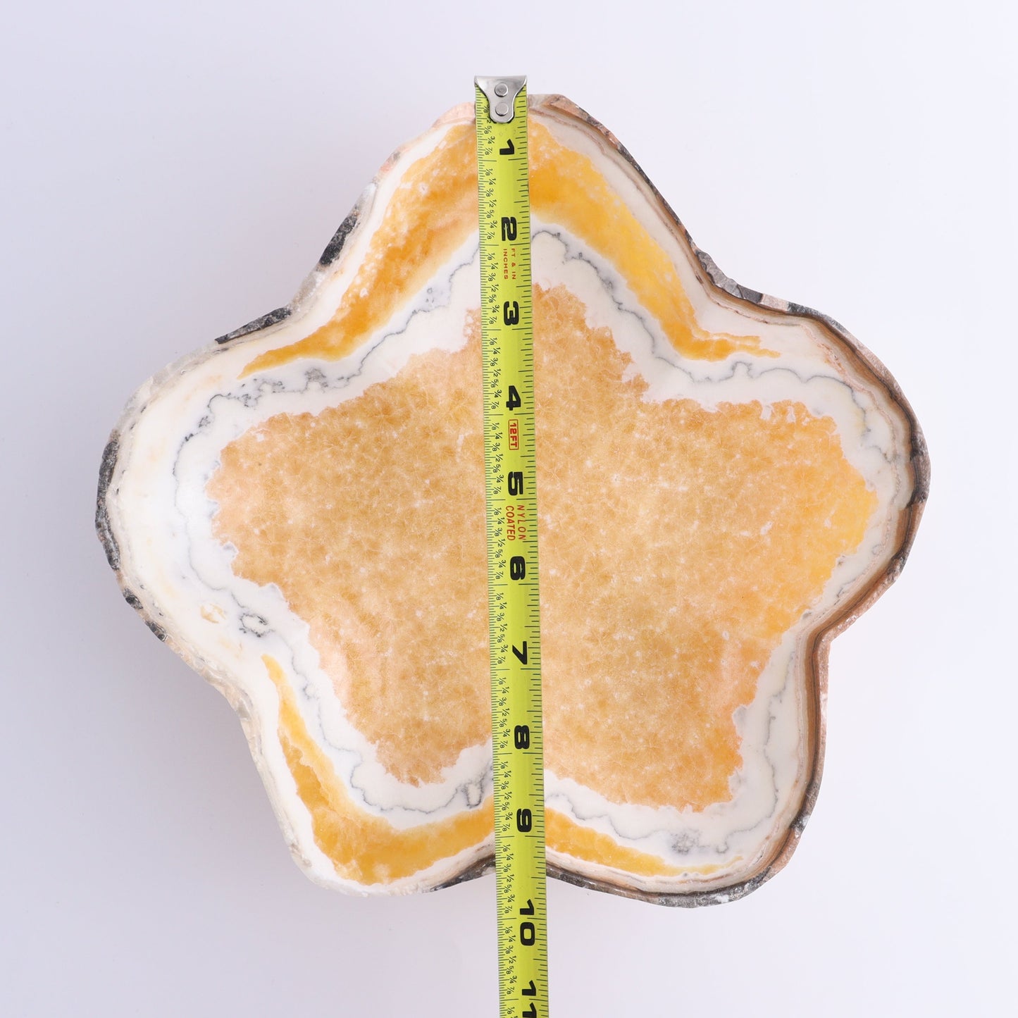 One Bowl Mexican Onyx/Calcite Orange | Mi Esperanza Minerals | Supplier of Crystals and Onyx