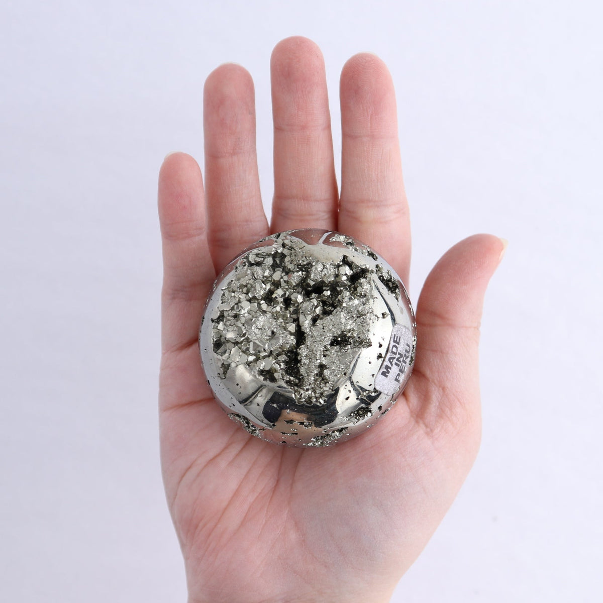 Pyrite Spheres Set of 4
