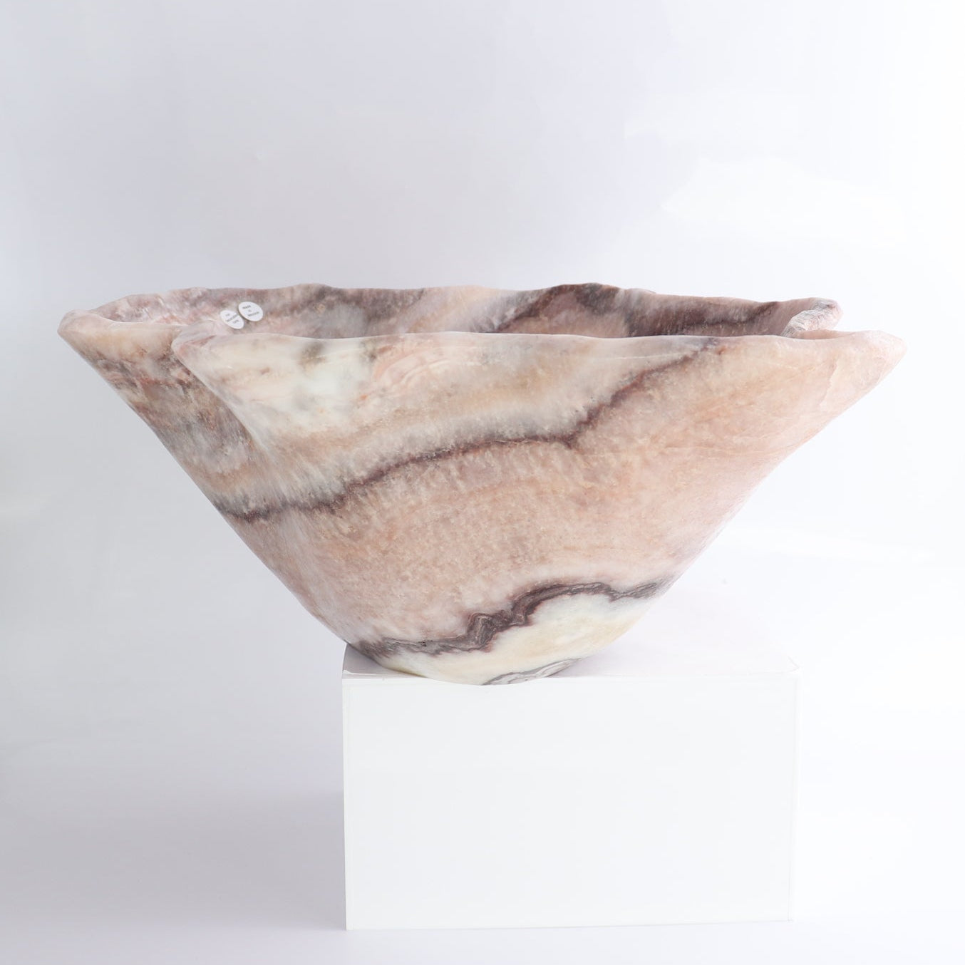 Mexican Onyx/Calcite Bowl 17" | Mi Esperanza Minerals | Supplier of Crystals and Onyx