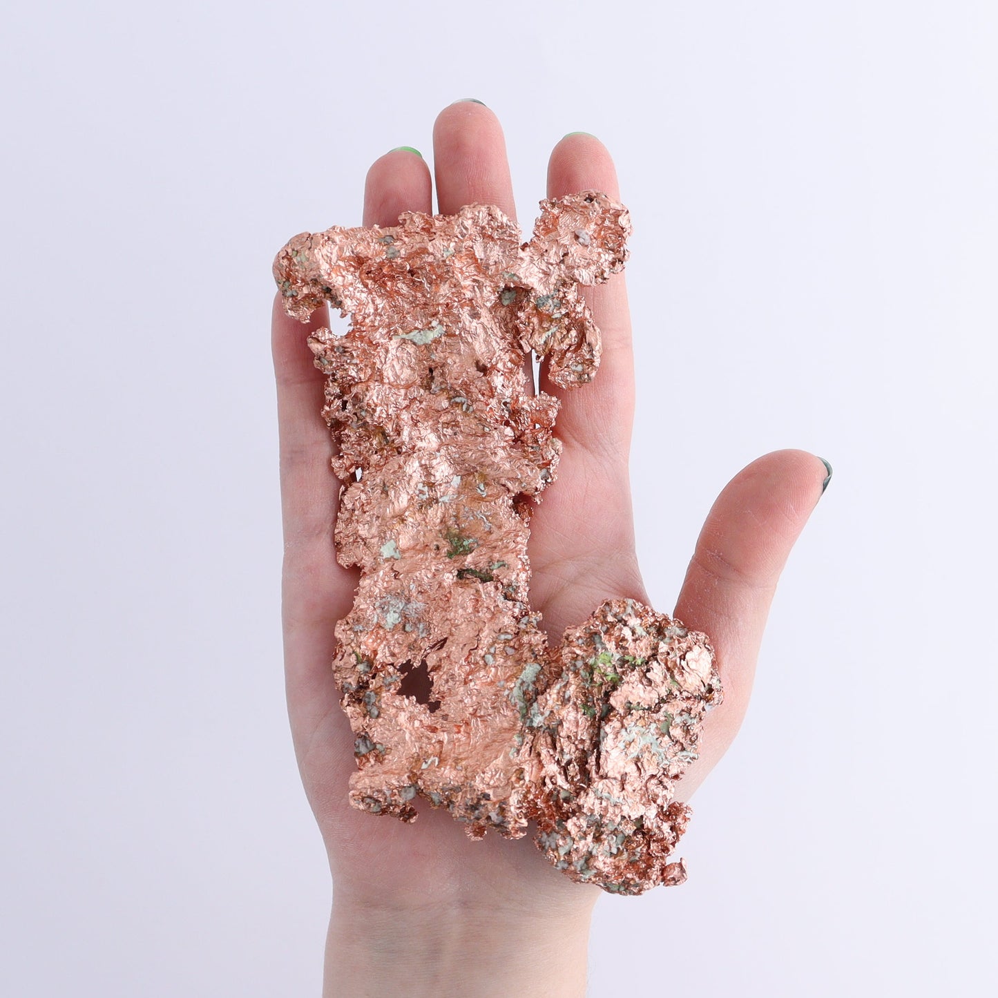 Native Copper Flat of 6 | Mi Esperanza Minerals | Supplier of Crystals and Onyx