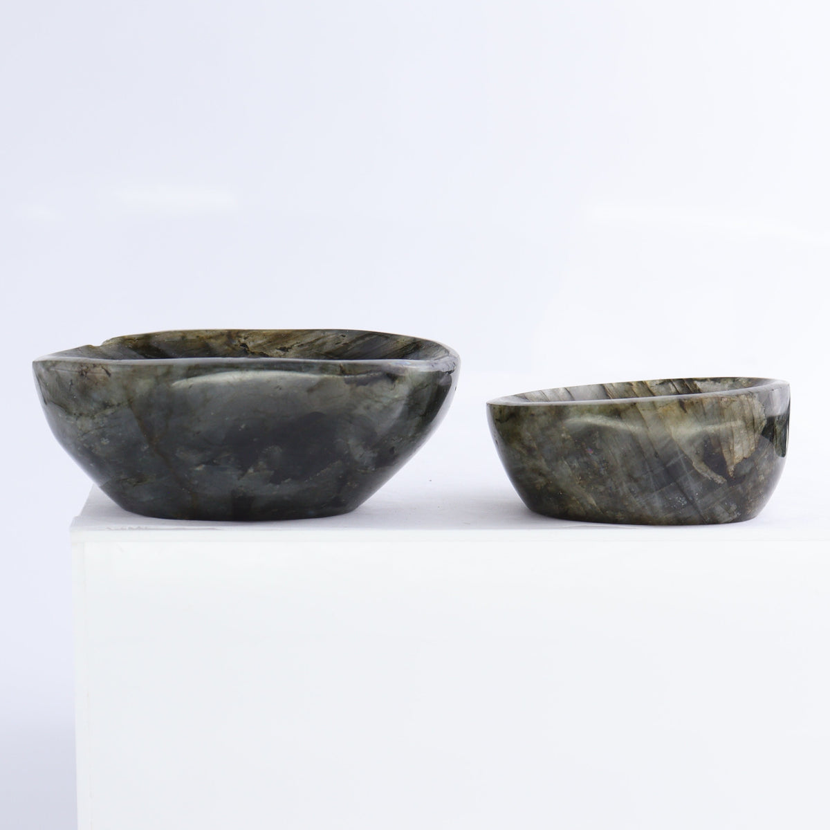 Labradorite Bowls Set of 10 | Mi Esperanza Minerals | Supplier of Crystals and Onyx