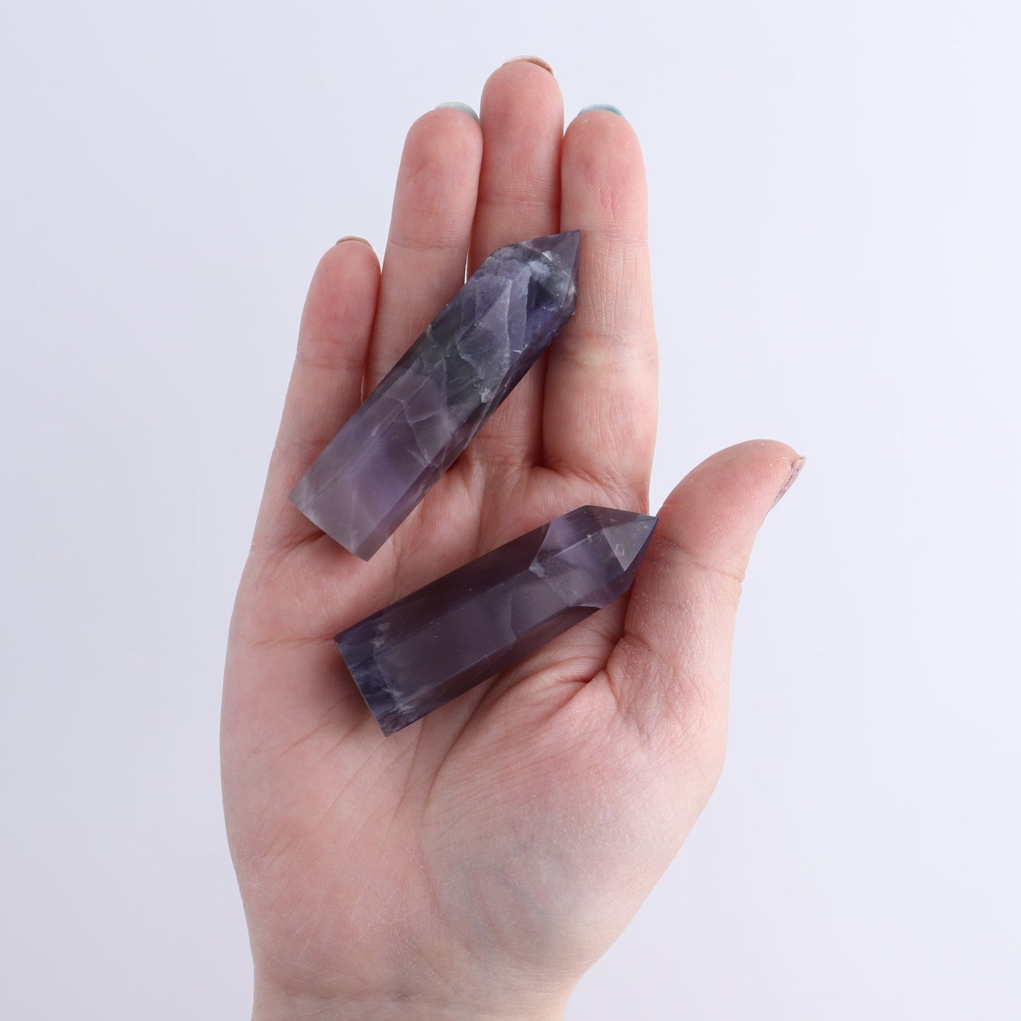 Lavender Fluorite Towers Set of 10