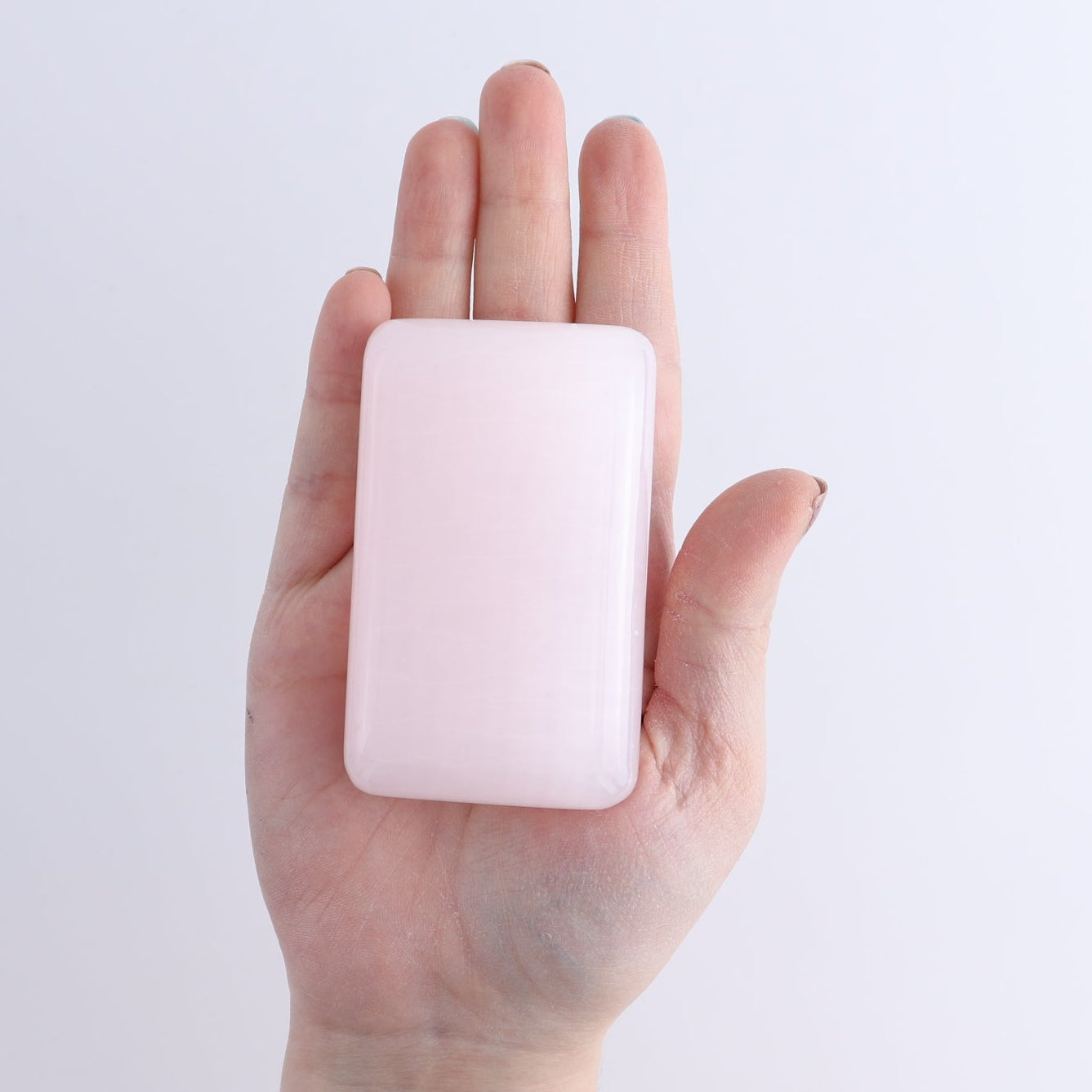 Pink Mangano Calcite Rectangles Set of 12