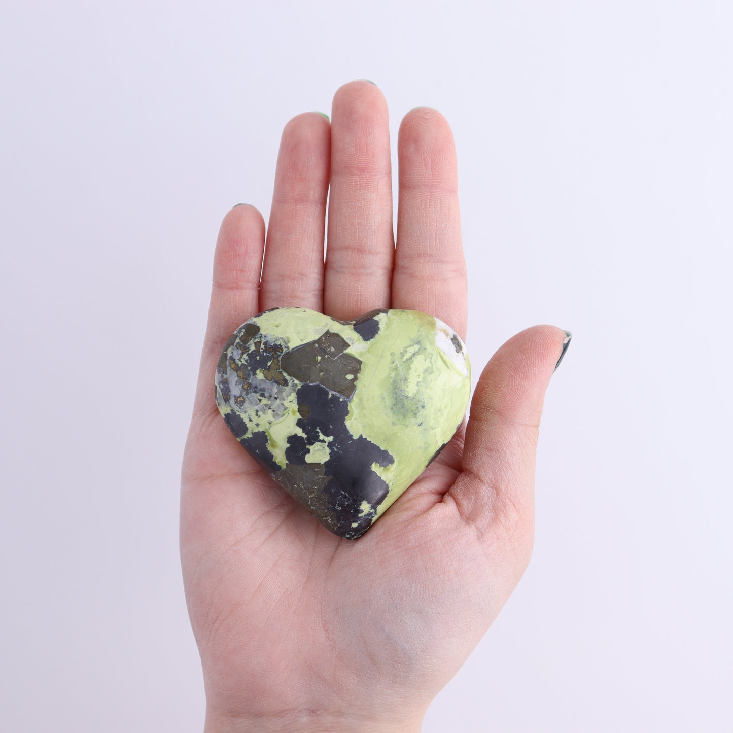 Serpentine Hearts Set of 30 | Mi Esperanza Minerals | Supplier of Crystals and Onyx