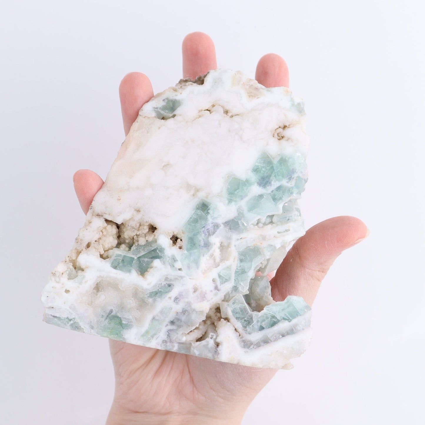 Fluorite Face Polished Set of 8 | Mi Esperanza Minerals | Supplier of Crystals and Onyx