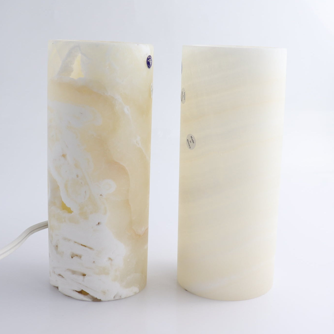 Mexican Onyx/Calcite Lamps Set of 2 | Mi Esperanza Minerals | Supplier of Crystals and Onyx
