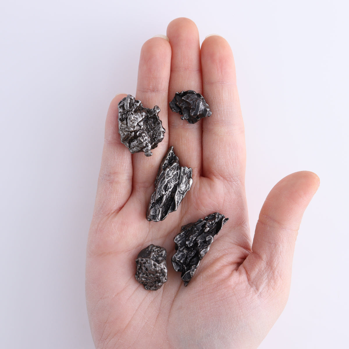 Campos del Cielo Meteorites Set of 8 | Mi Esperanza Minerals | Supplier of Crystals and Onyx