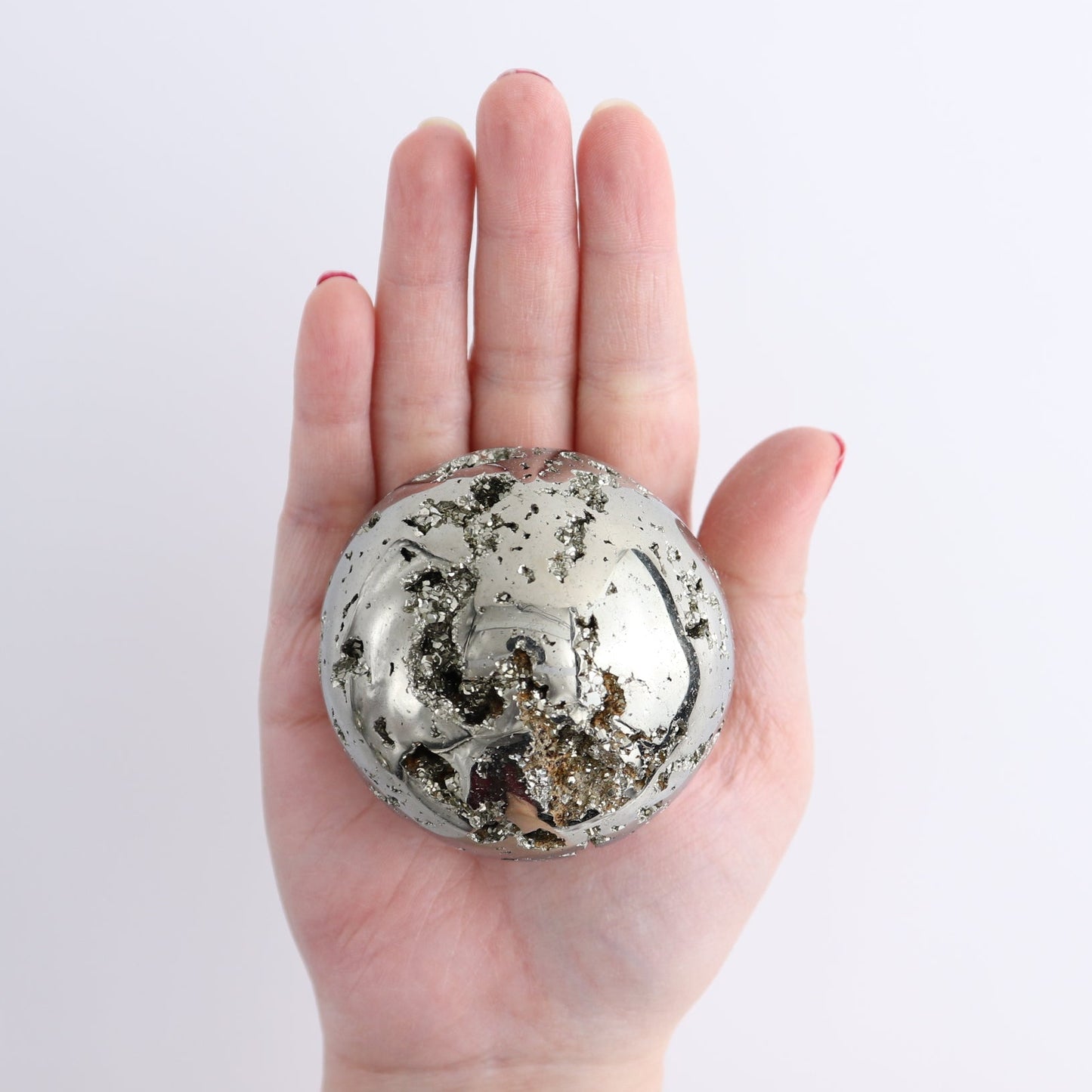 Pyrite Spheres Set of 4