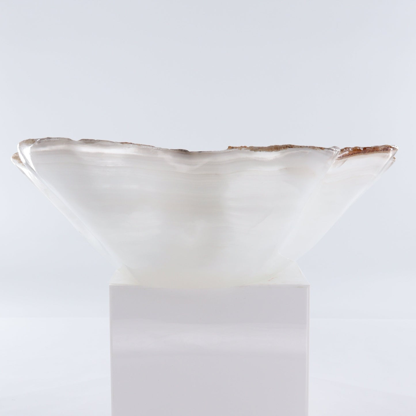 Mexican Onyx/Calcite Bowl 18" | Mi Esperanza Minerals | Supplier of Crystals and Onyx