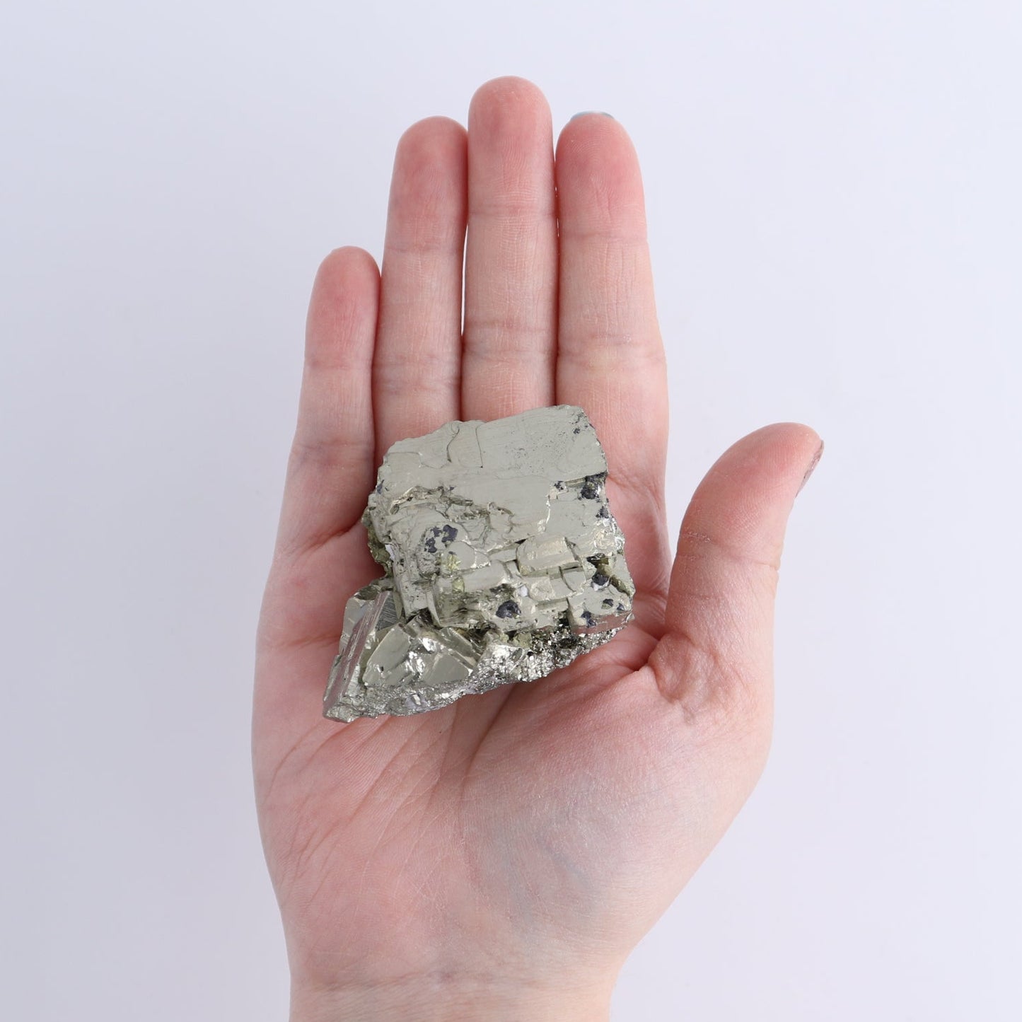 Pyrite Clusters Set of 7