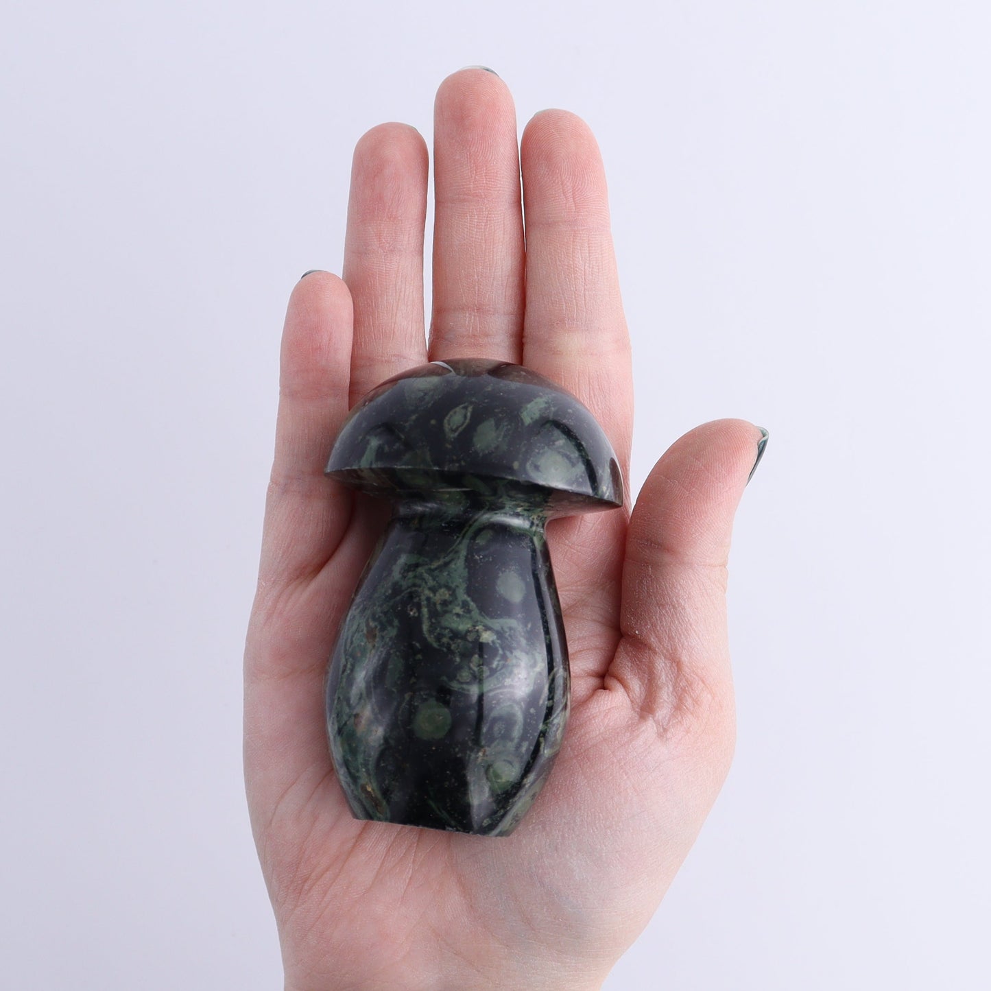 Kambaba Jasper Mushrooms Set of 7 | Mi Esperanza Minerals | Supplier of Crystals and Onyx