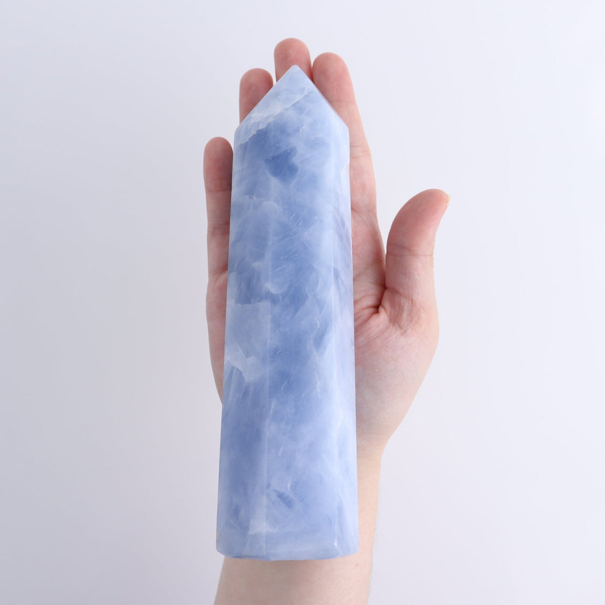 Blue Calcite Towers Set of 3