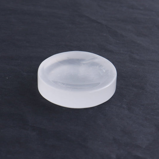 One Small Glass Cat Eye White Bowl