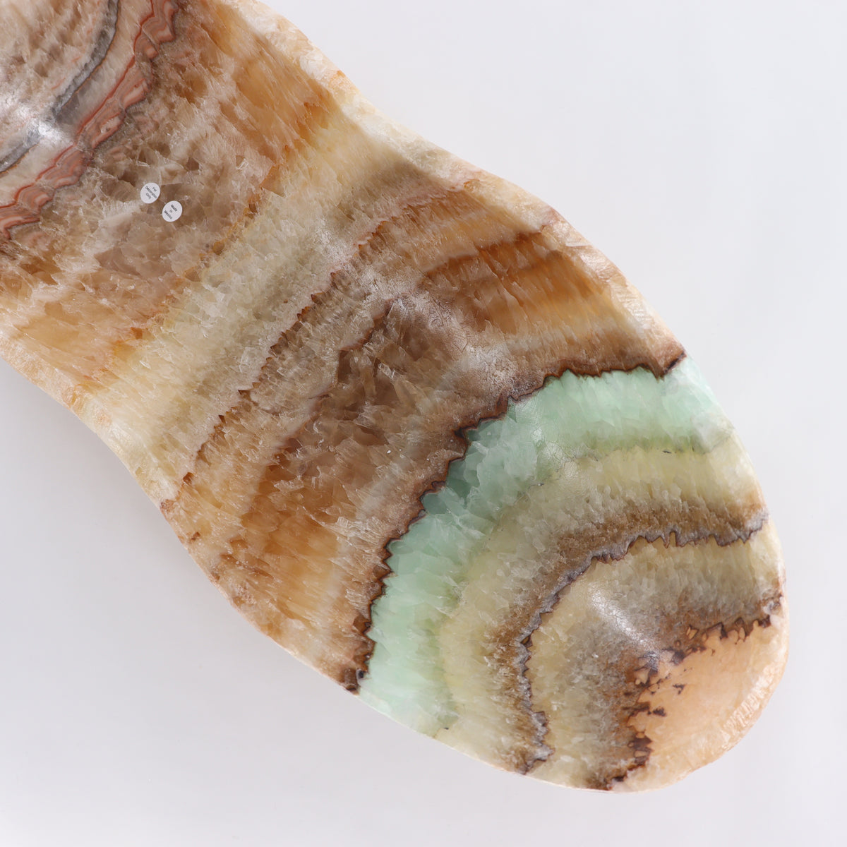 Mexican Onyx/Calcite Canoe Bowl | Mi Esperanza Minerals | Supplier of Crystals and Onyx