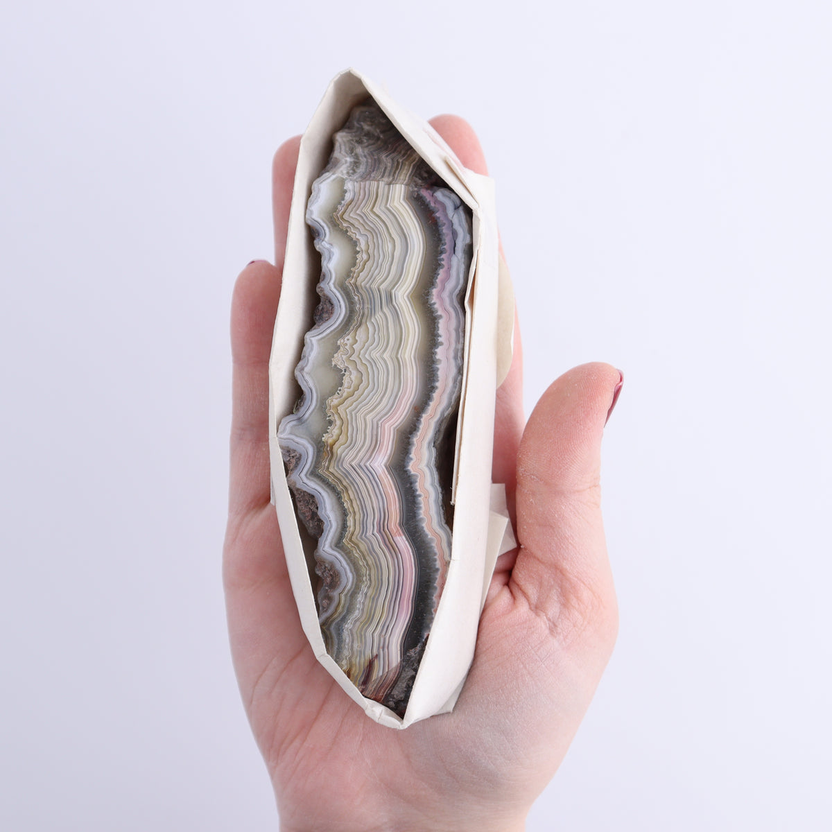 Crazy Lace Agate Flat of 10 | Mi Esperanza Minerals | Supplier of Crystals and Onyx