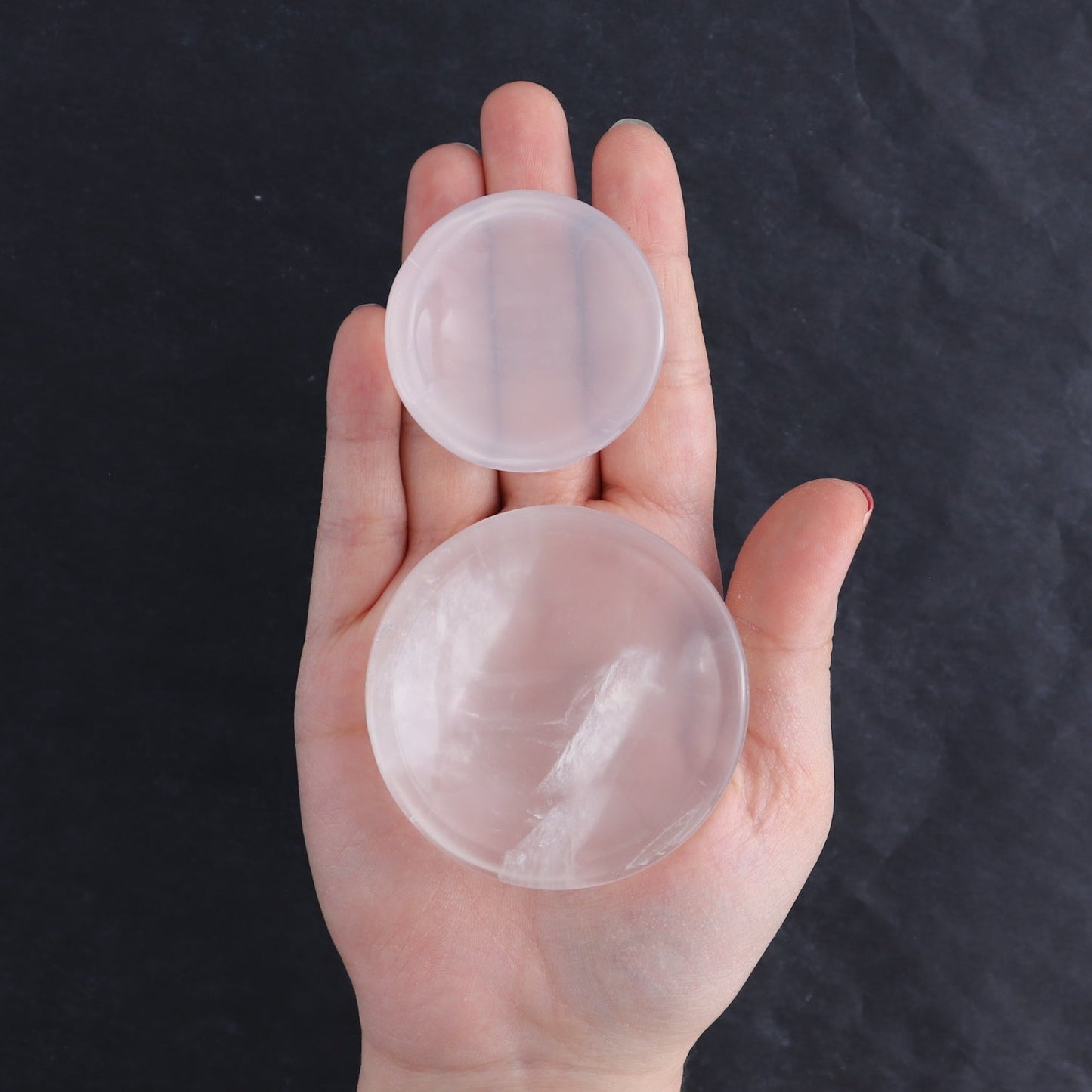 One Small Glass Cat Eye White Bowl