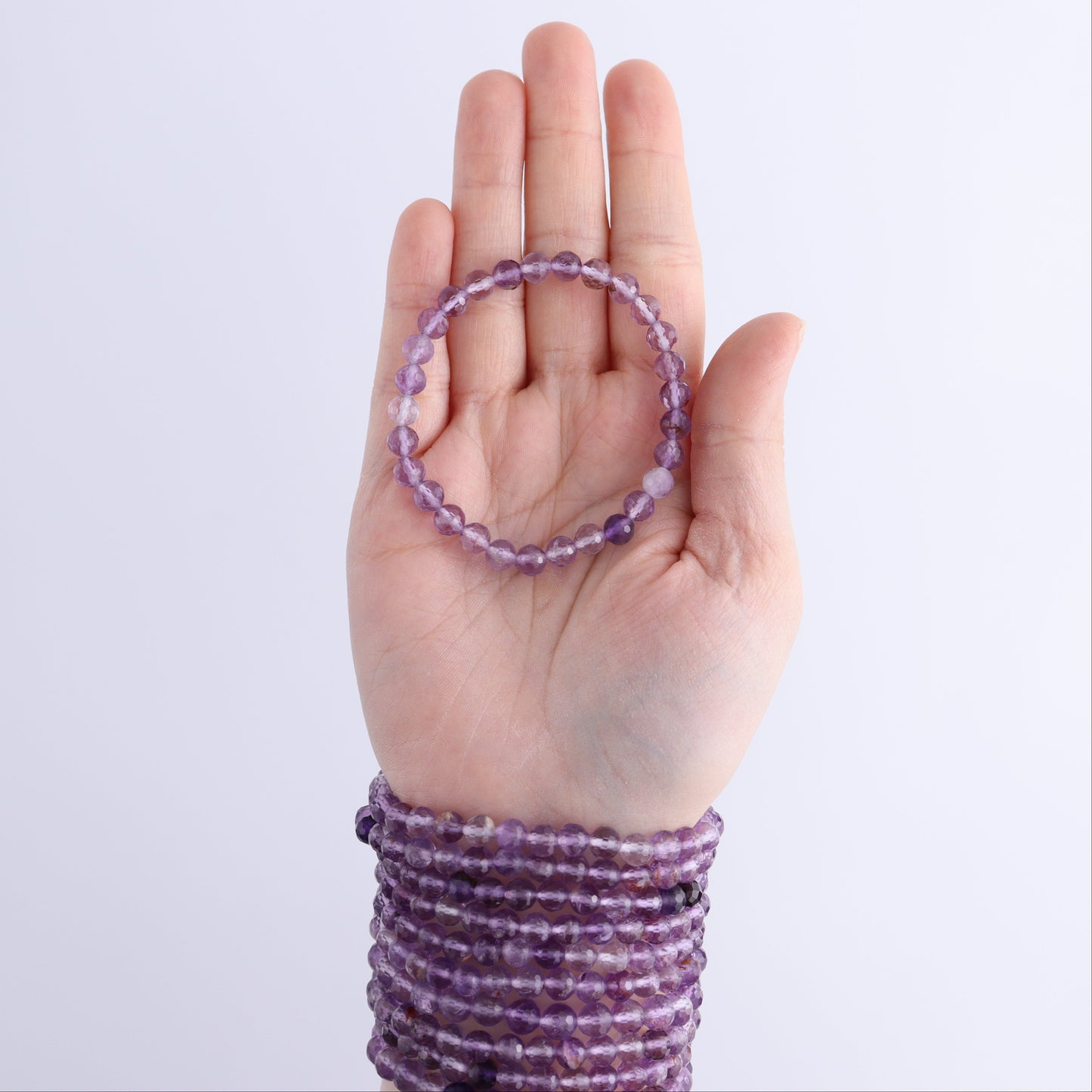 One Amethyst Faceted Bracelet | Mi Esperanza Minerals | Supplier of Crystals and Onyx
