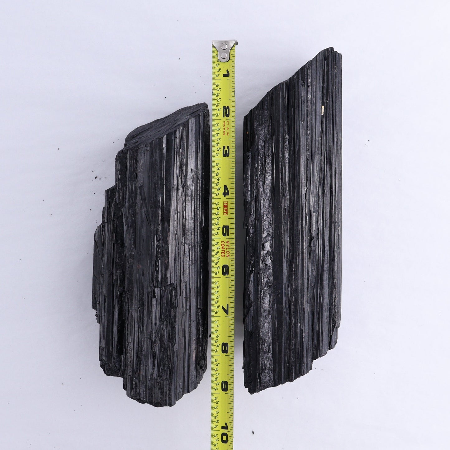 Black Tourmaline Log Set of 3 | Mi Esperanza Minerals | Supplier of Crystals and Onyx