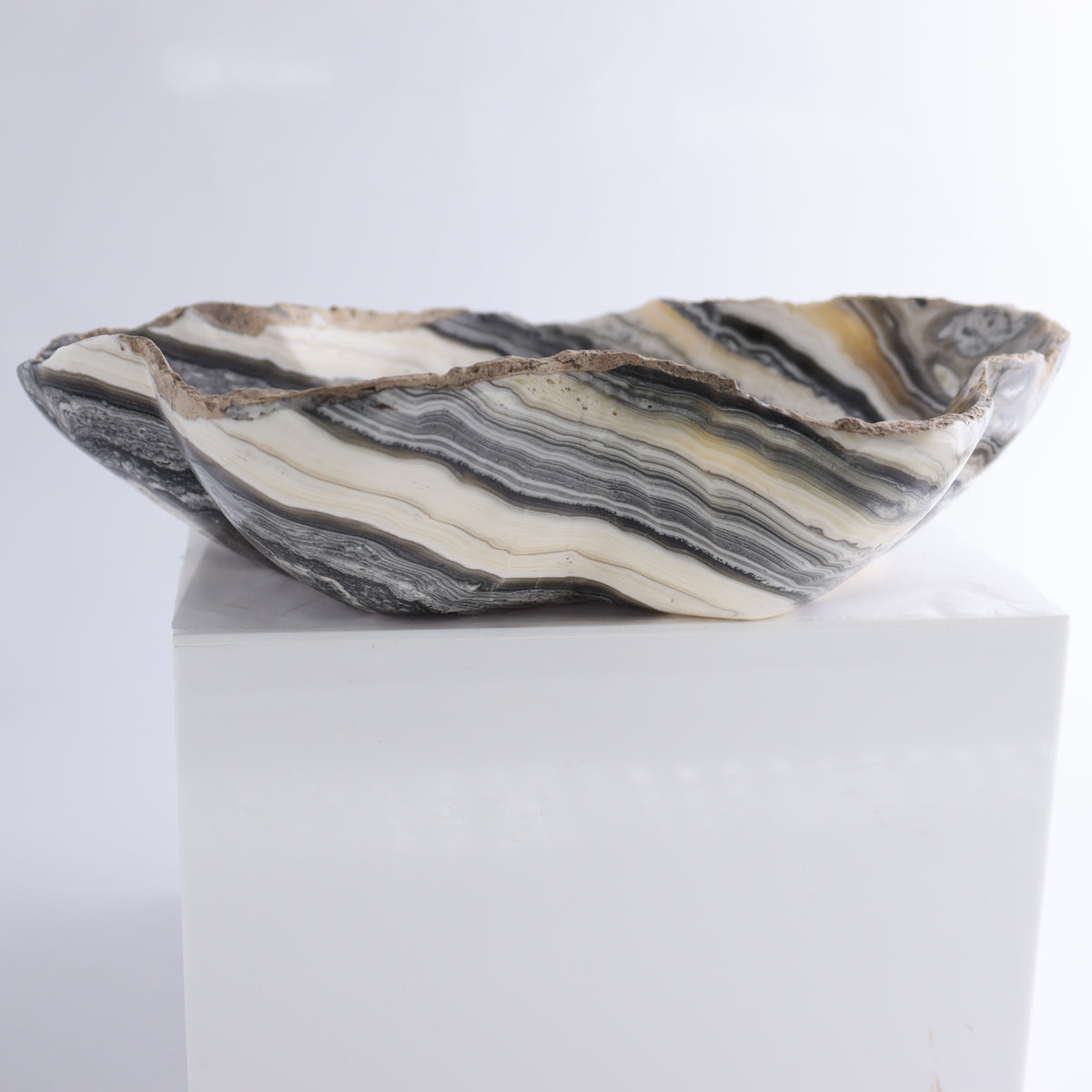 Zebra Onyx Bowl | Mi Esperanza Minerals | Supplier of Crystals and Onyx