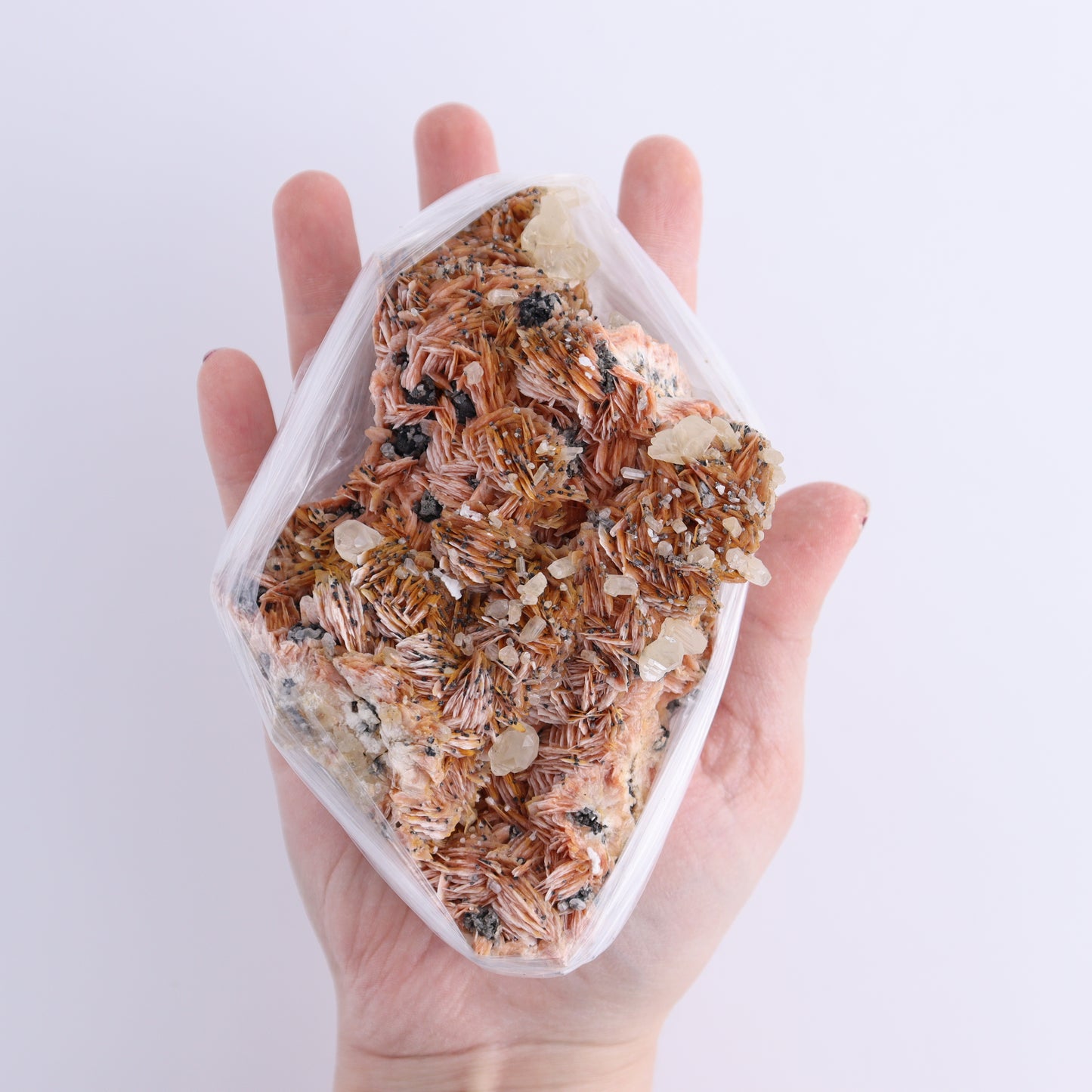 Cerussite Barite from Morocco Flat | Mi Esperanza Minerals | Supplier of Crystals and Onyx
