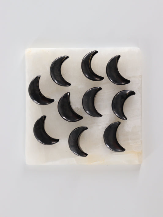 Shungite Moons - wholesale crystals