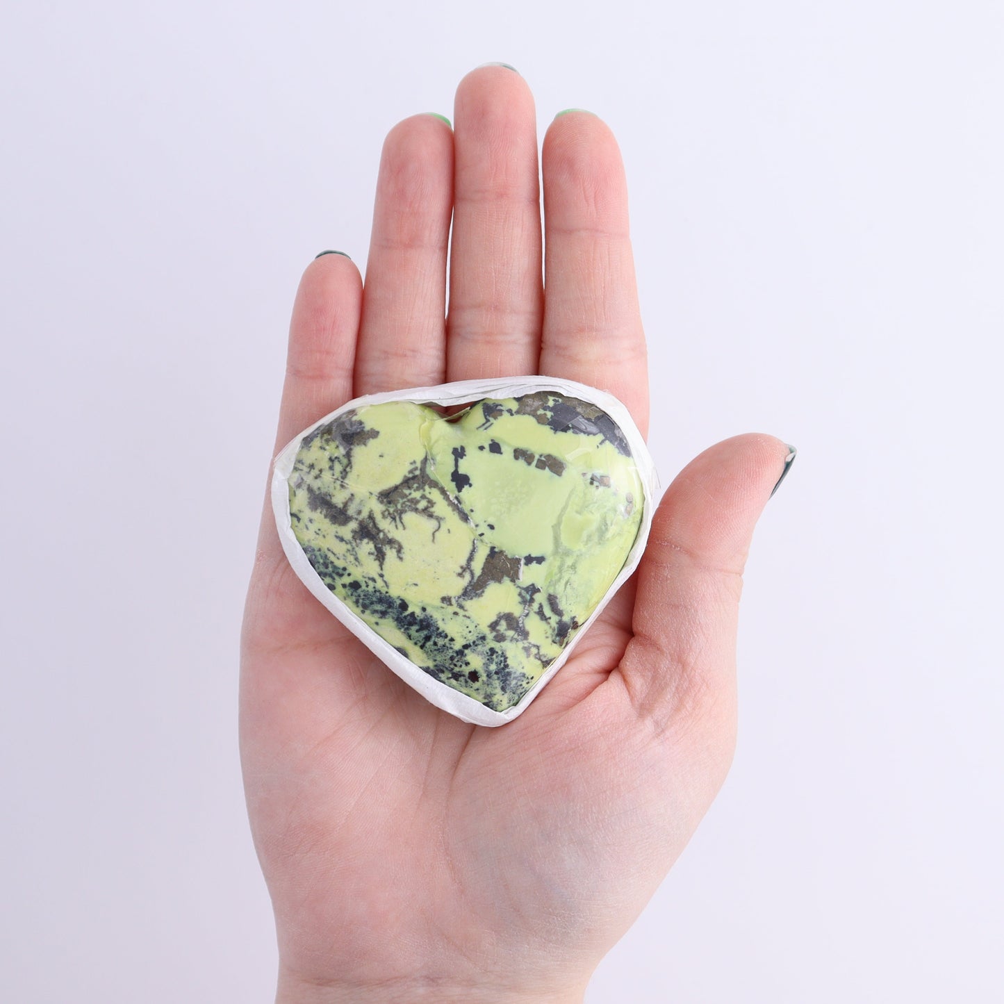 Serpentine Hearts Set of 22 | Mi Esperanza Minerals | Supplier of Crystals and Onyx