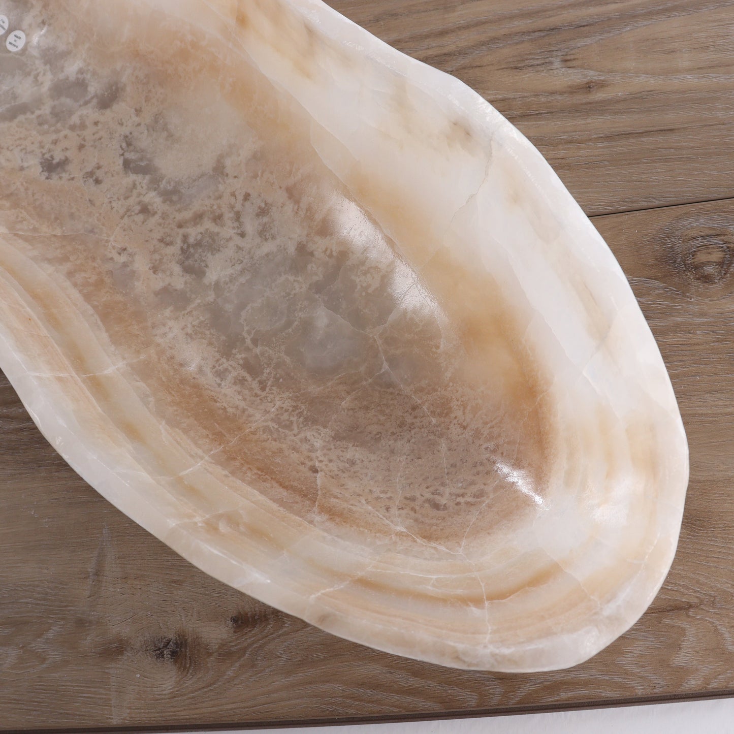 Mexican Onyx/Calcite Canoe Bowl | Mi Esperanza Minerals | Supplier of Crystals and Onyx