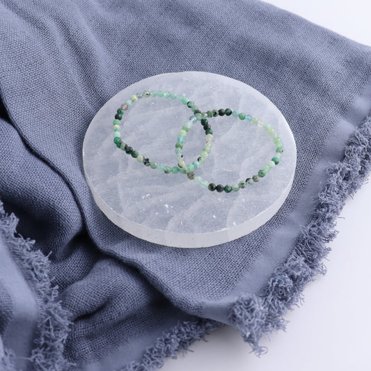 One Faceted Emerald Bracelet | Mi Esperanza Minerals | Supplier of Crystals and Onyx