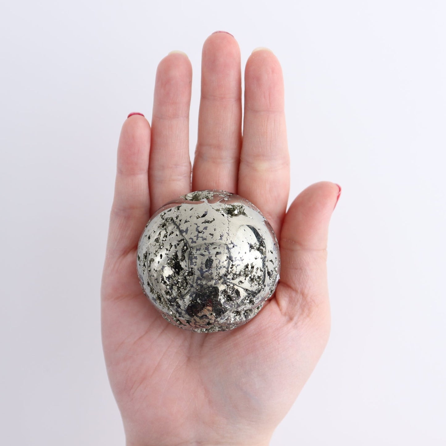 Pyrite Spheres Set of 4