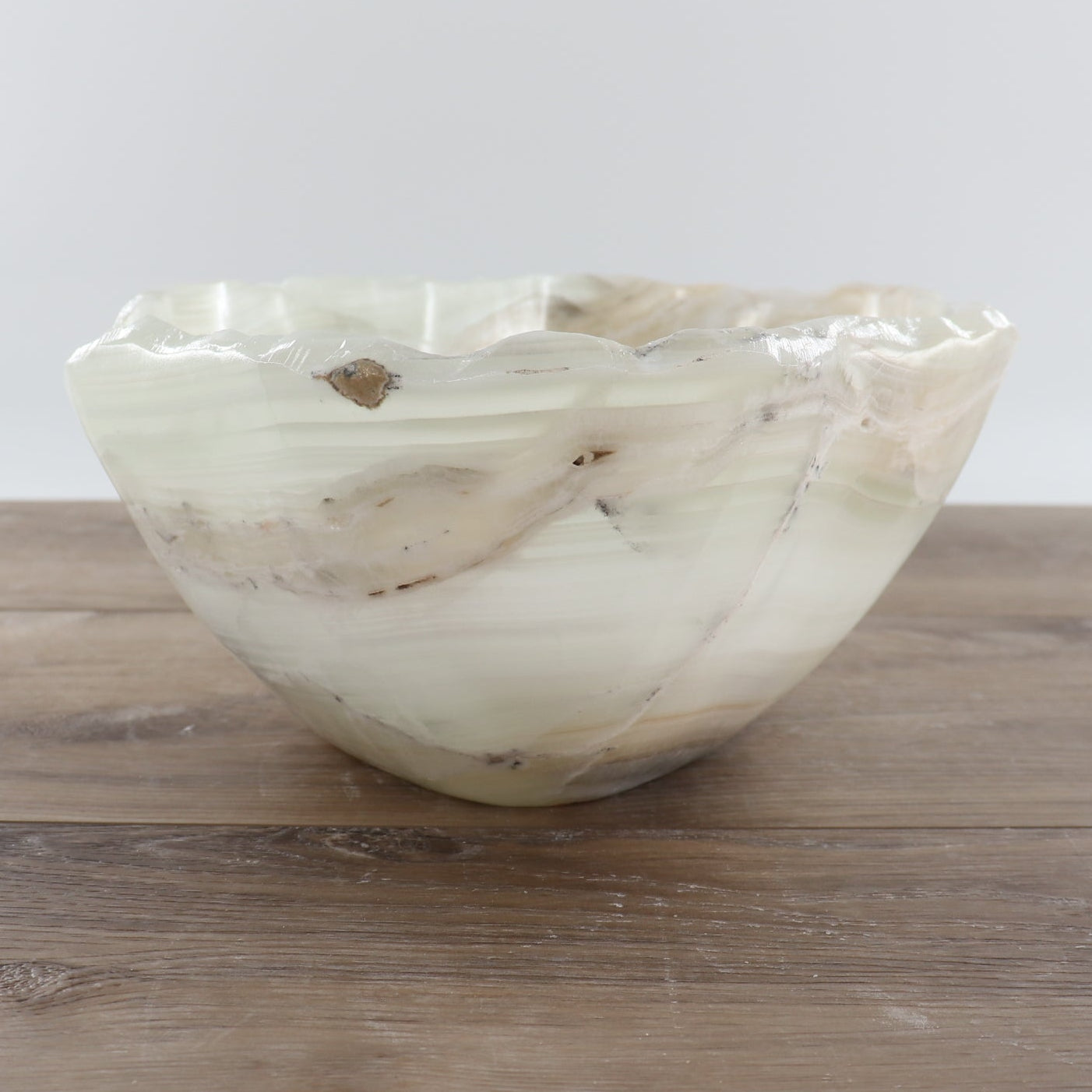 Mexican Onyx/Calcite Bowl 12"